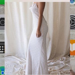 Ivory Sutton floral maxi dress JLUXLABEL